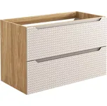 Koupelnová skříňka LUXOR BÉŽOVÁ 82-90 2S - pod umyvadlo 90