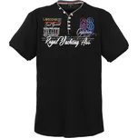 LAVECCHIA tričko pánské 608 nadměrná velikost černá 8XL