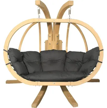 Zahradní nábytek Závěsné dvojkřeslo z masivu