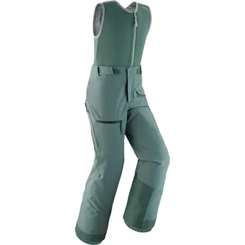Sportovní oblečení WEDZE Dětské kalhoty na freeride 900 Bib Protect khaki 12 LET ZELENÁ
