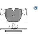 MEYLE Sada brzdových destiček PLATINUM PAD ME 025 214 8619/PD