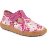 Barefoot Froddo Canvas T-bar G1700439-4 Flowers 33, Vnitřní délka boty: 22,2 cm, Vnitřní šířka boty: 7,8 cm