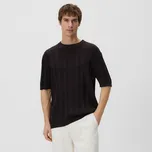 Reserved - Svetr s krátkým rukávem - tmavě hnědá - 703HT-89X - 703HT-89X-L