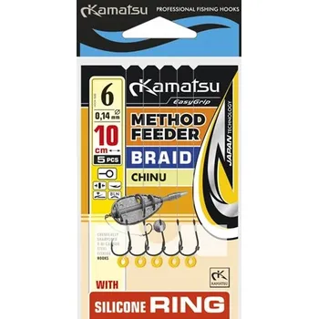 Kamatsu Method Feeder Braid - Chinu - Silicone Ring vel. 8