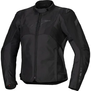 Moto oblečení Dámská bunda na motorku Alpinestars Stella T-Jaws 4 Waterproof černo-černá XS