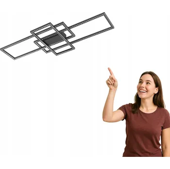 Stropní Svítidlo Zuma Line 102,7 x 41,5 cm černá