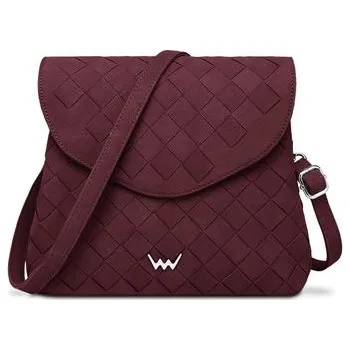 Kabelka VUCH Byrsa Intrecciato Wine Red + Dárkové balení