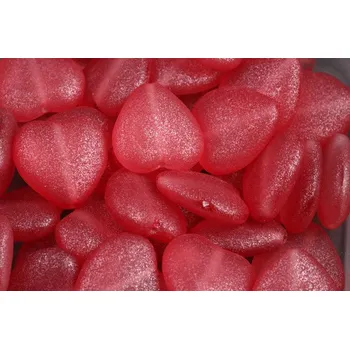 Dětské navlékací korálky Korálky srdíčka č.4691 (15x16mm)