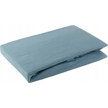 Prostěradlo PROSTĚRADLO S GUMOU JERSEY D91 140X200 CM, VÝŠKA 30 CM TMAVĚ MODRÉ