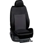 Autopotahy Volkswagen TRANSPORTER T5 / od r.2010->, 9 Míst, KOŽENKA > K0023 (K0023 / Černý koženkový bok)