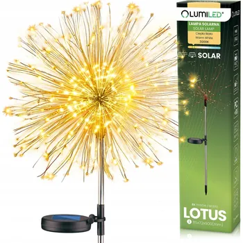 Venkovní osvětlení Solární lampa zapichovací Lumiled černá 90 cm 1 ks