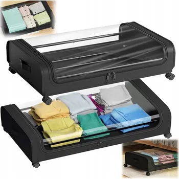 Úložný box ORGANIZÉR KRABIČKA ÚLOŽNÝ PROSTOR PRO LOŽNÍ PRÁDLO 78,5*44*16 CM