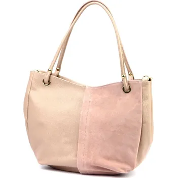 Kabelka Dámská kabelka Luka 26-089 pudrová růžová + doprava zdarma