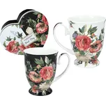 Carmani® Hrnek 350 ml Floral story - sada 2 ks v srdci