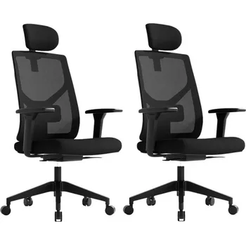 Mercury 2PACK Kancelářská židle ARES černá (2 ks)