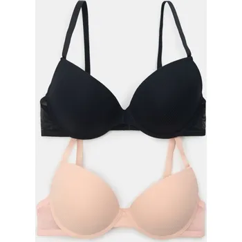 Podprsenka Sinsay - Pruhované push-up podprsenky 2 balení - vícebarevná - 547GV-MLC - 547GV-MLC-80C