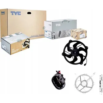 Klimatizace automobilu TYC VENTILÁTOR CHLADIČE PEUGEOT 307 00-