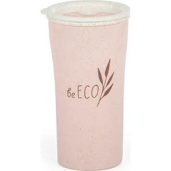 Láhev Eko kelímek G21 beECO Latte 450 ml, růžový
