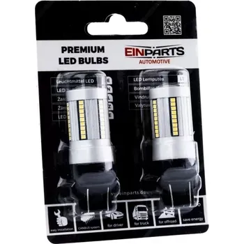 Autožárovka EPL163 LED žárovky W21/5W (66 x SMD 2016) 6000K CANBUS