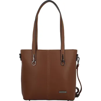 Luxusní dámská kabelka na rameno Delami Royal Class, coffee