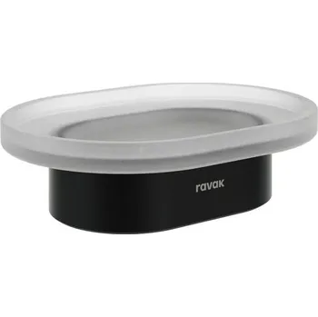 Mýdlenka Ravak Chrome II Volně stojící mýdlenka, černá matná X07P1376
