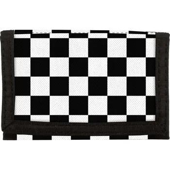 Peněženka Peněženka BackUP Šachovnice, Zip, Kapsička na Karty a Drobné