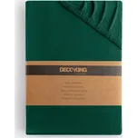 DecoKing Bavlněné jersey prostěradlo Amber zelené Deco king Rozměr prostěradlo DecoKing: 160-180x200 cm 30cm 212962600