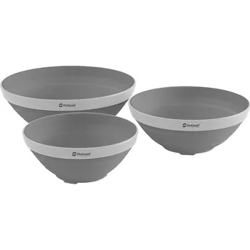 Talíř Sada misek Outwell Collaps Bowl Set Barva: šedá