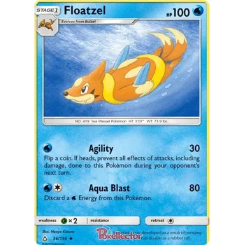 Sběratelská karetní hra Floatzel 036/156 - Ultra Prism Typ karty: Non-Holo