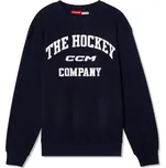 Pánská mikina CCM Athleisure Crew Classic Navy Velikost: L