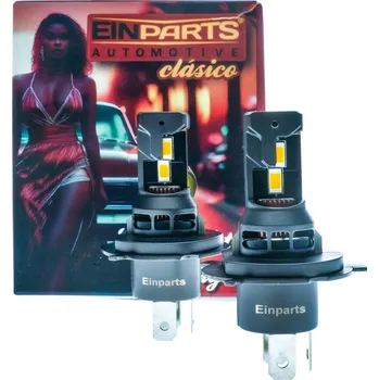 Autožárovka EPLH126 LED žárovky H4 4300K 12V - 1:1 náhrada halogenu s aktivním chlazením