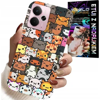 Pouzdro na mobilní telefon POUZDRO PRO REALME 14 5G / 14T - ZADNÍ KRYT S ROZTOMILÝMI KOČKAMI, KOČKY, KRYT