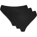 Tanga Gorteks Blanca stringi - 3PACK Černá 40