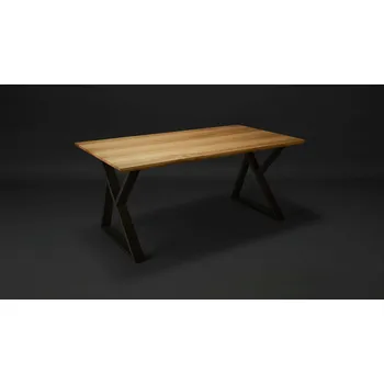 Jídelní stůl Jídelní stůl SIRIUS Jasanové dřevo / Sešikmená hrana / 120cm