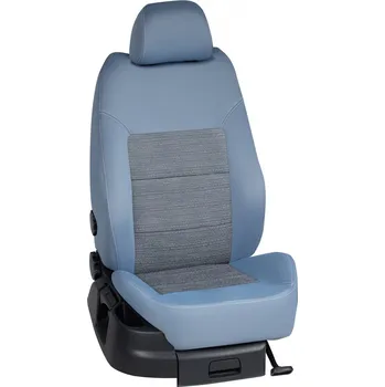 Potah sedadla Autopotahy Volkswagen CRAFTER / CRAFTER /2017->, CRAFTER (2 místa), KOMFORT > OR 0356 (OR 0356 / Světle modrý bok)