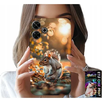 Pouzdro na mobilní telefon POUZDRO pro Xiaomi Redmi 13 4G - Sladká veverka, obal s vlastním motivem