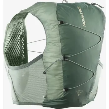 Sportovní batoh Batoh Salomon Batoh Salomon Active Skin 8 Set+flasks 21780 laurel wreath/lily pad M M