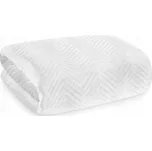 Přehoz na postel Eurofirany velur 200 cm x 220 cm bílý