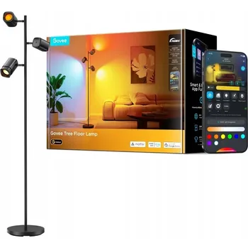 Stojací lampa Stojací lampa Govee vícebarevná s integrovanými LED, 157 cm