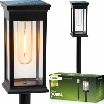 Venkovní osvětlení Solární lampa zapichovací Lumiled černá 55 cm 1 ks