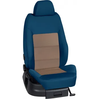 Potah sedadla Autopotahy Volkswagen CRAFTER / CRAFTER /2006-2016, CRAFTER (8 míst), STANDARD > OR 0416 (OR 0416 / Modrý bok)