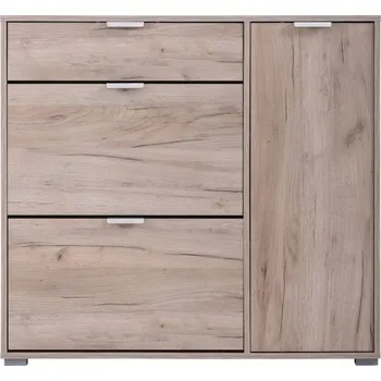 Botník Kombinovaný botník Triss - dub šedý