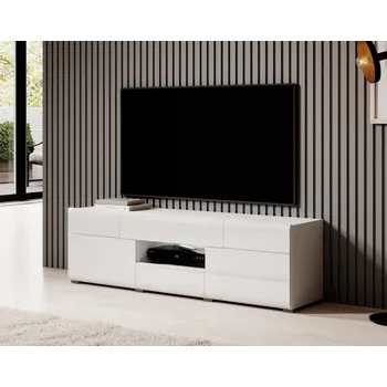 Komoda TV komoda TOLEDO Bílá/ bílý lesk