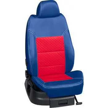 Potah sedadla Autopotahy Citroën C3 / od r.2019->, 5 dveří, Aircross, KOŽENKA > K0013 (K0013 / Modrý koženkový bok)