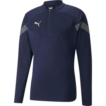 Dámská mikina PUMA Halenka Puma Teamfinal Training 14 Zip, Modrý, Muži 2XL MODRÁ|ŠEDÁ