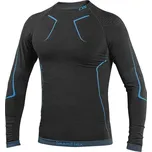 Tričko CXS SeamFlex, funkční, dlouhý rukáv, pánské, černo-modré Velikost: XS-S 1720-031-806-92