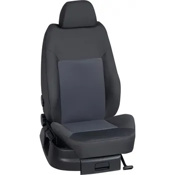 Potah sedadla Autopotahy Volkswagen CRAFTER / CRAFTER /2017->, CRAFTER (3 místa), STANDARD > K0022 (K0022 / Tmavě šedý bok)