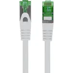 LANBERG Patch cord RJ45 vidlice,z obou stran S/FTP 7 lanko Cu 1m