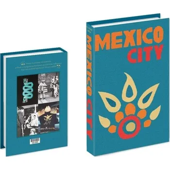 Falešná kniha MEXICO CITY dekorace s mexickým motivem, neotevíratelná