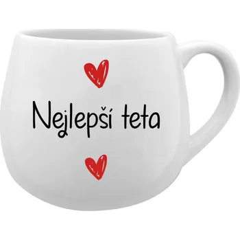 Nejlepší teta - bílý keramický hrníček 300 ml